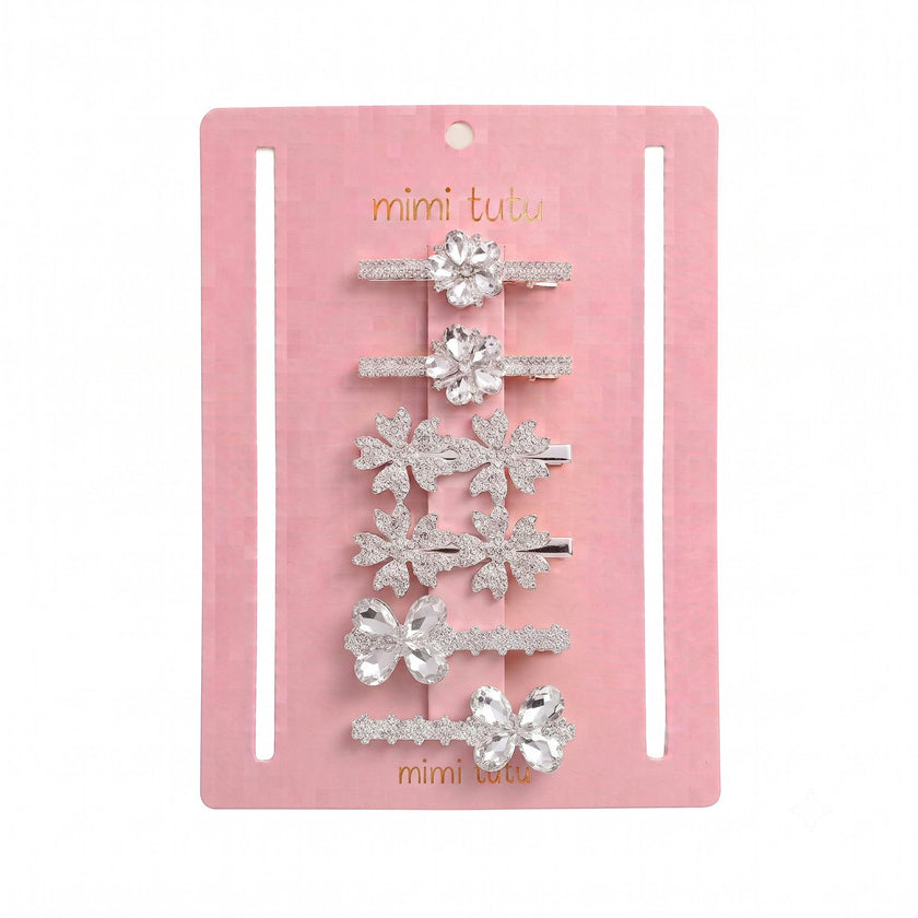 Crystal Glimmer Hair Pin Trio