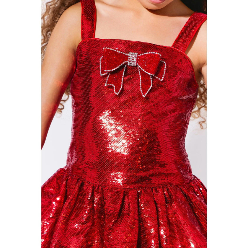 Ruby Sequin Bubble Dress