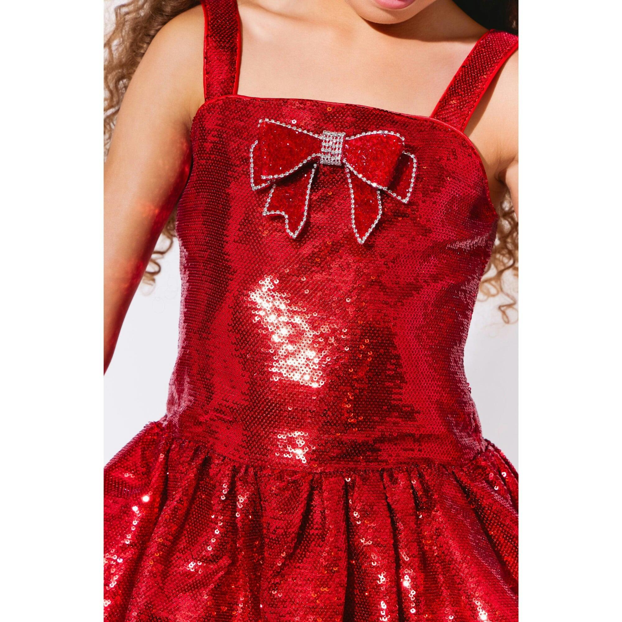 Ruby Sequin Bubble Dress