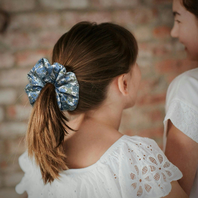 Scrunchies, Liberty of London Blue Florals Bundle Set