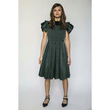 Rosalind dress (hunter green)