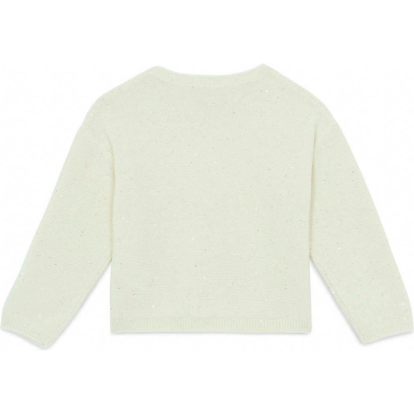 BONTON Mucita Embellished Sparkle Sweater - Mouton