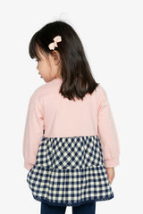 Tunic And Leggings Set Pale Dusty Pink And Navy