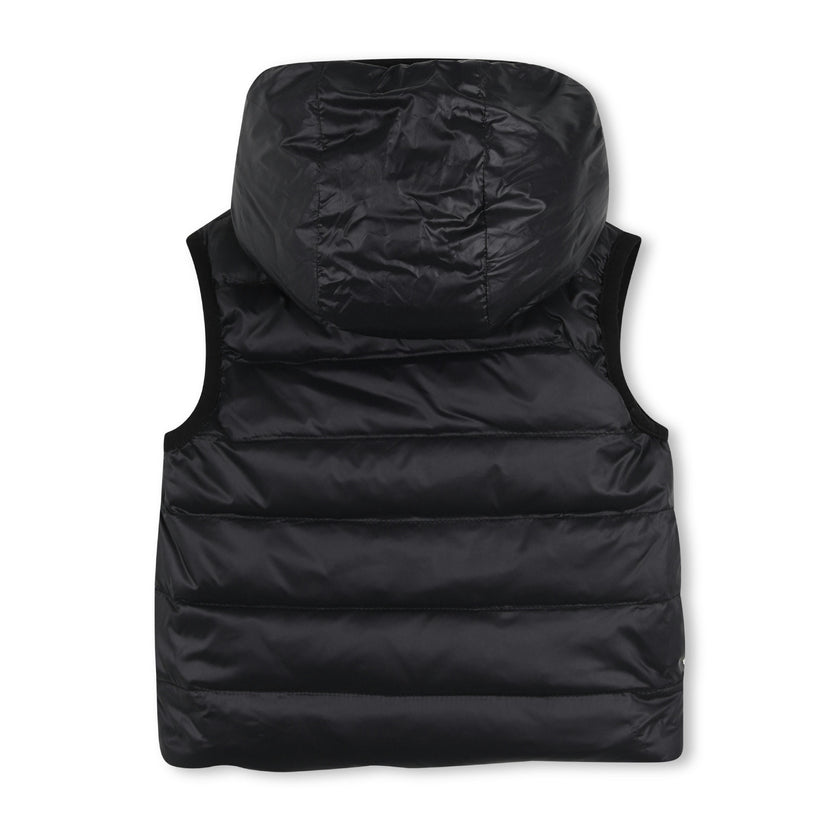Olive Night Reversible Hooded Vest