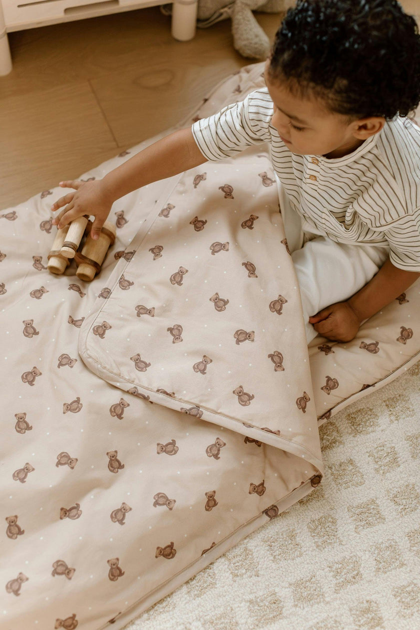 Organic Toddler Nap Roll-N-Rest Mat Set