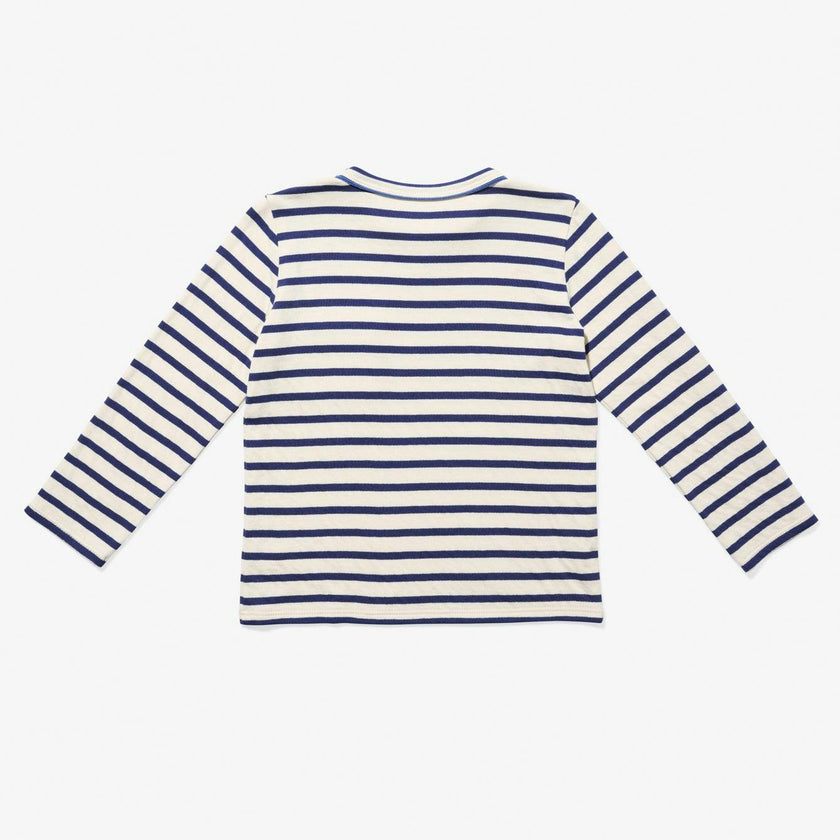 Edward T-Shirt, Navy Stripe