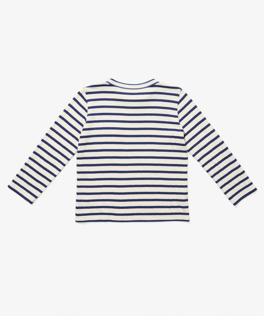 Edward T-Shirt, Navy Stripe