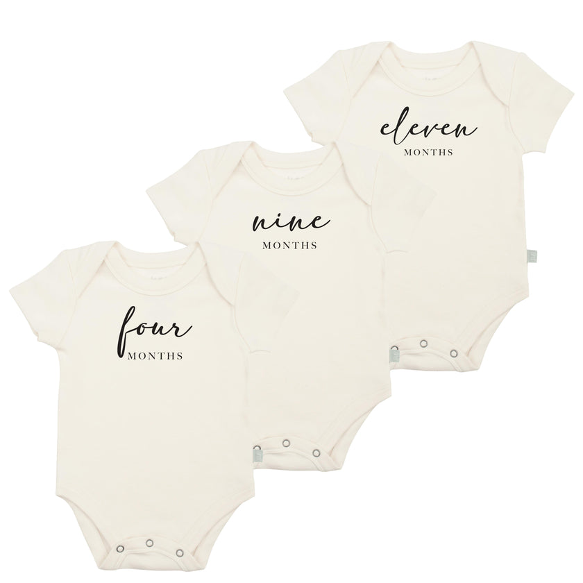 monthly milestone gift set | black