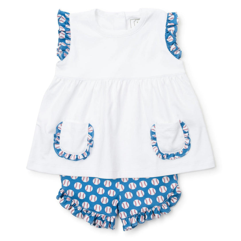 Gentry Girls' Short Set Baseball Grand Slam