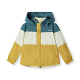Harbor Stripe Hooded Windbreaker Jacket