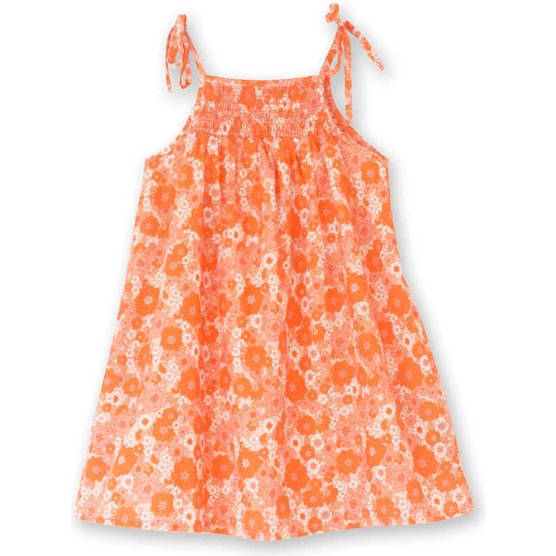 Girls Smocked Strap Dress