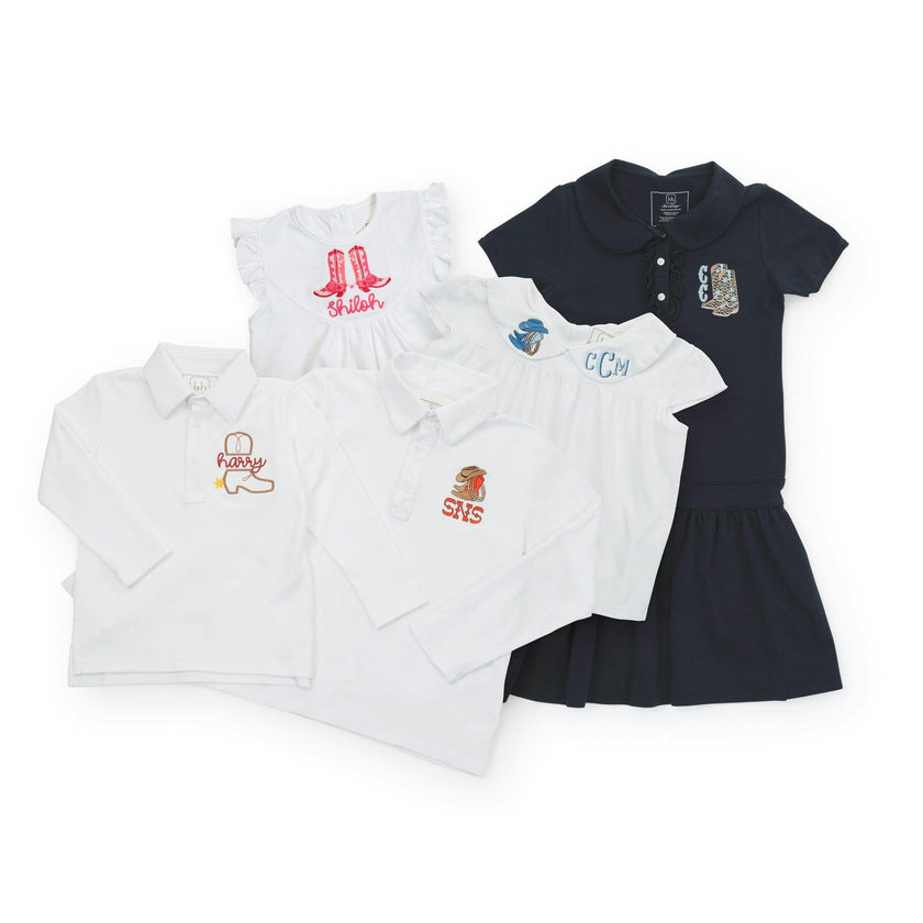 Hattie Girls' Dress Navy