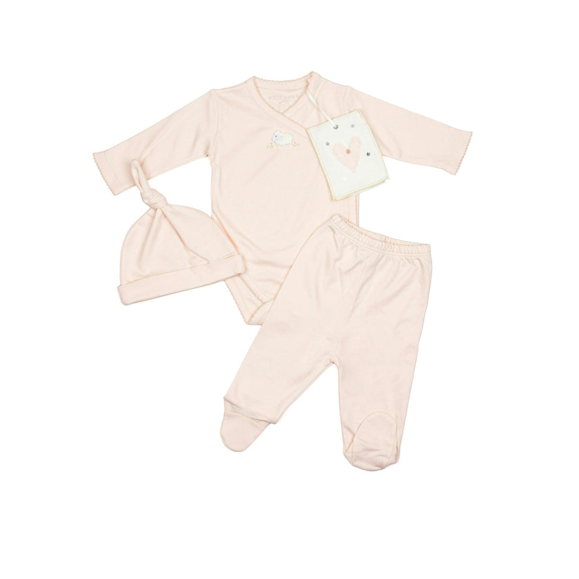Embroidered Three Piece Set