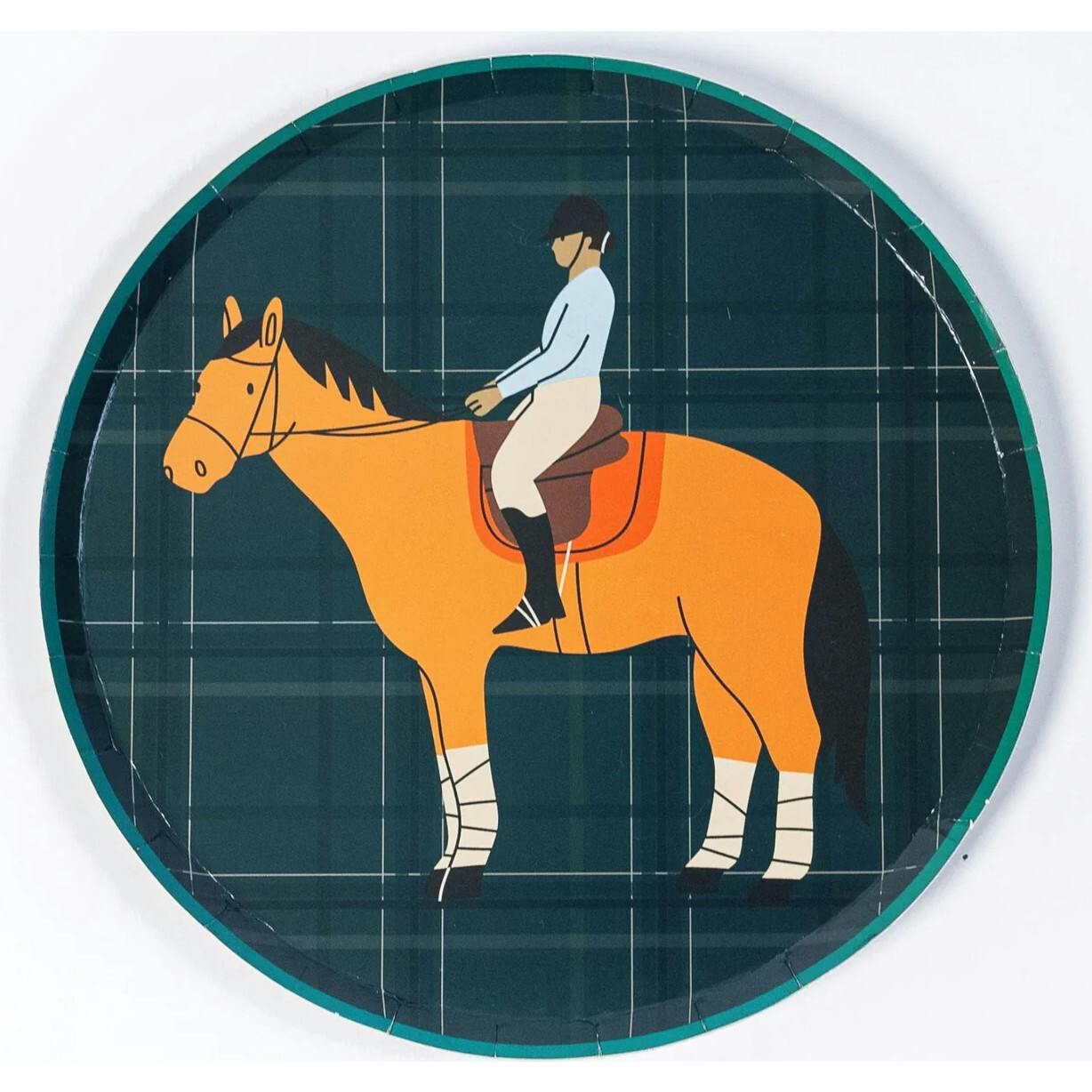 Party Dessert Plates - Equestrian Collection (x12)