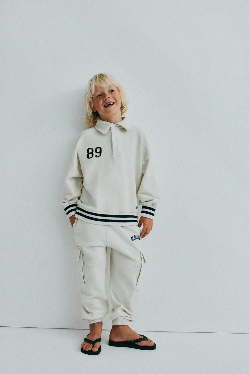 Finnia Cargo Jogging  Ecru