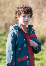 Into Space Recycled Waterproof Adventure Winter Coat, Green