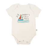 graphic bodysuit | daddy's first mate