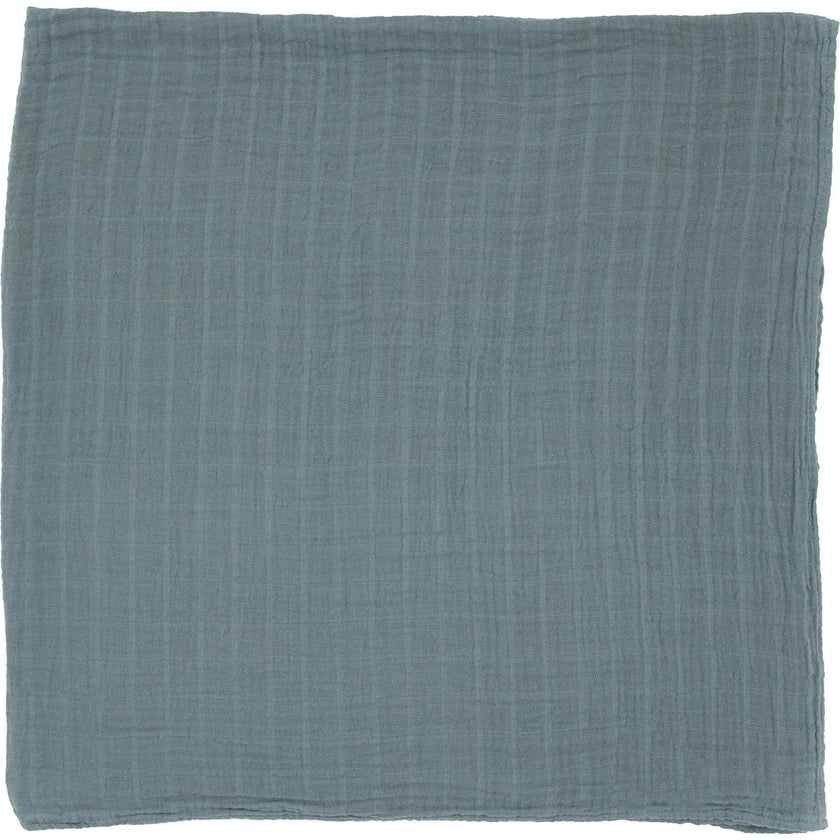 Cotton Muslin Swaddle Blanket - Sea