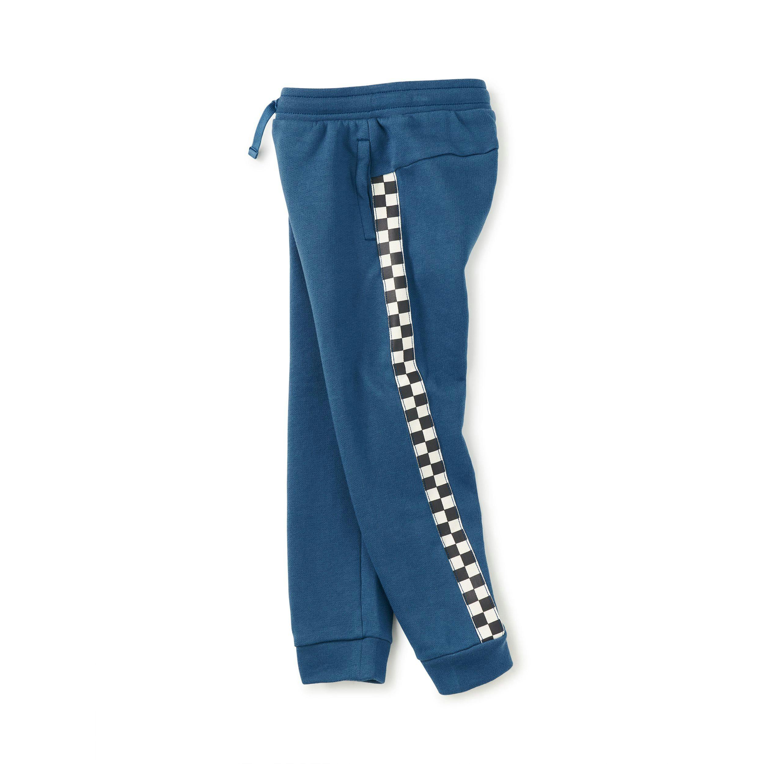 Stripe-Out Joggers, Cadet Blue