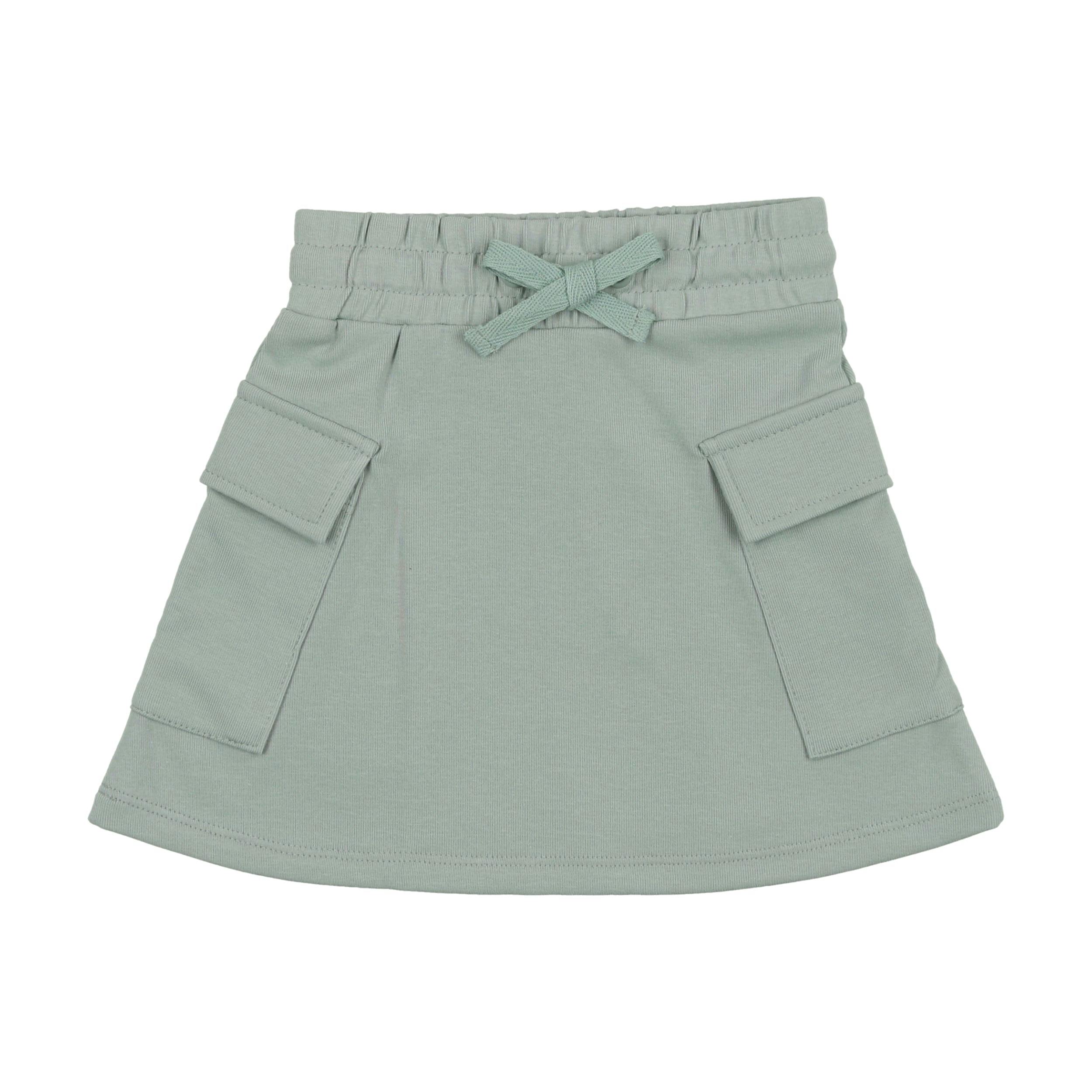Rugby Stripe Pocket A-Line Short Skirt