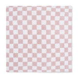 Chenille - Blush Checkerboard Blanket