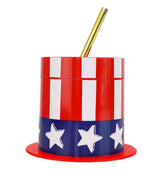 Americana USA Uncle Sam Top Hat Shaped 14 oz Novelty Tumbler