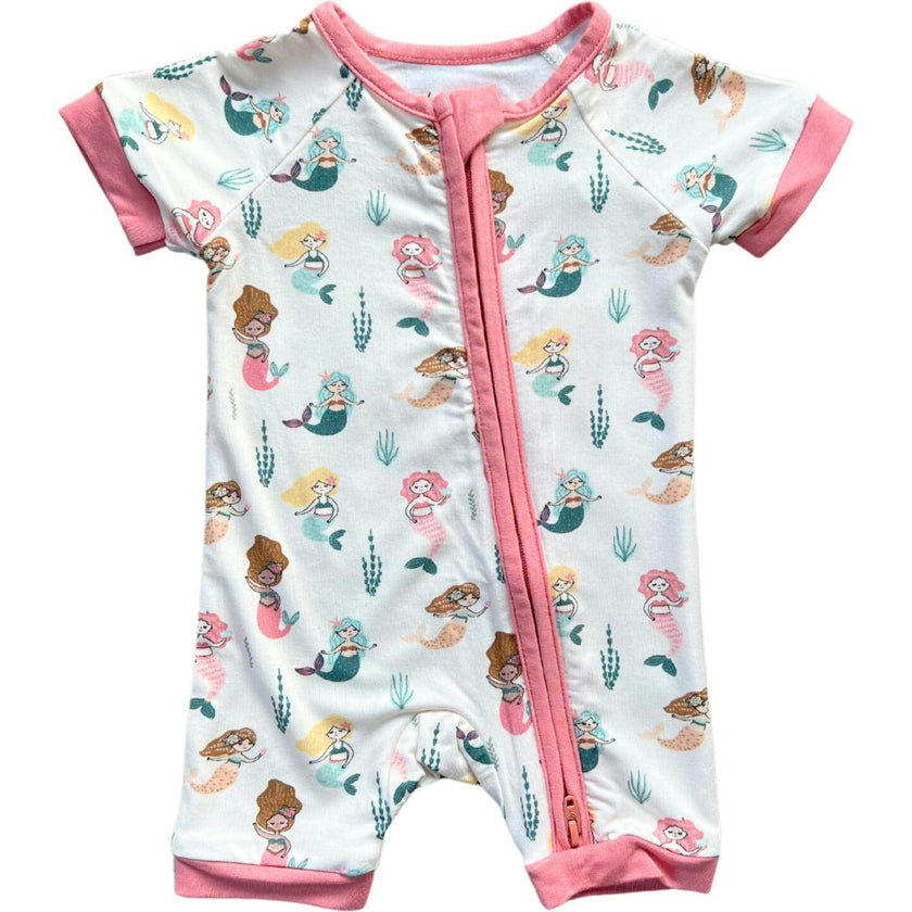 Summer Zip Romper Mermaid