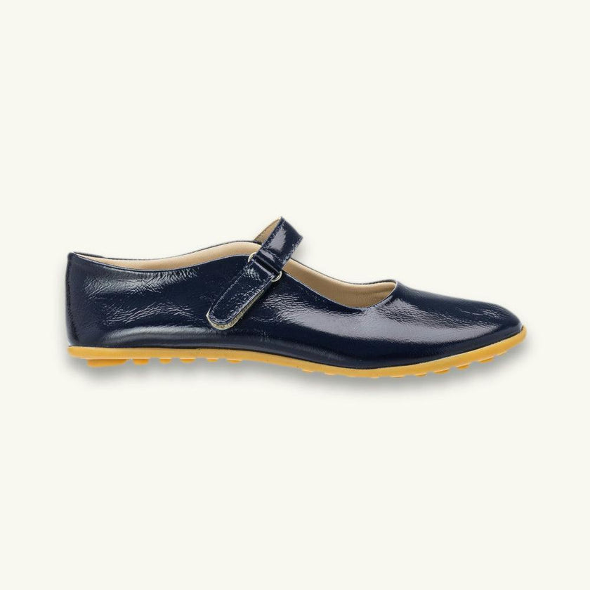 Bare Mary Jane | Blue Leather