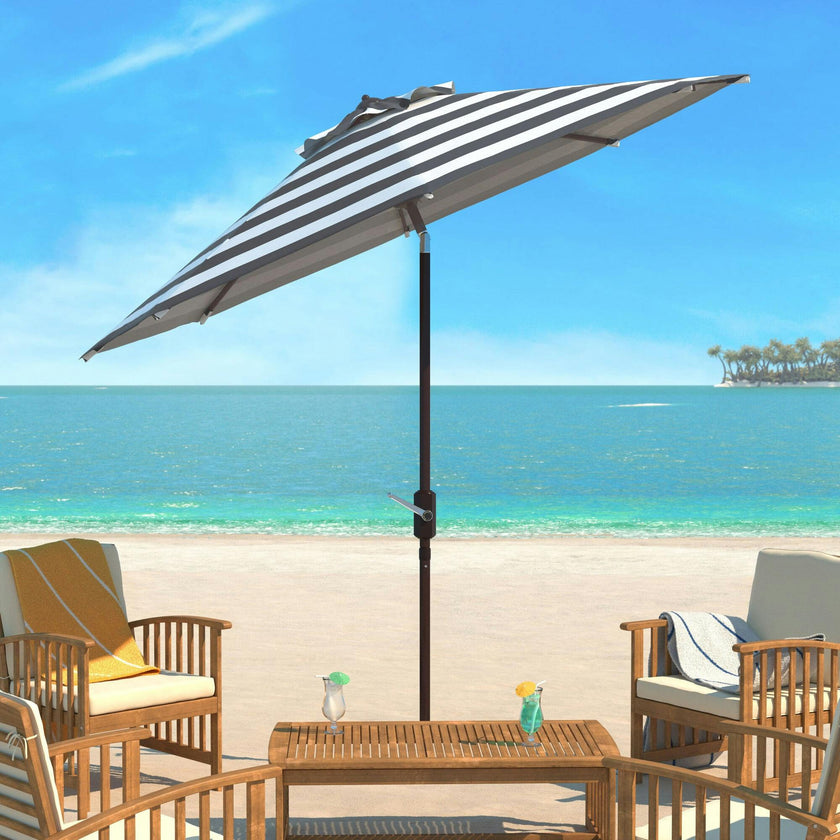 Iris Stripe Patio Umbrella
