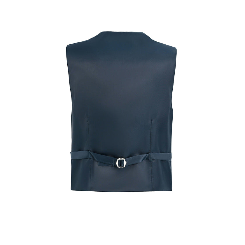 Navy Vest Bow Tie Set