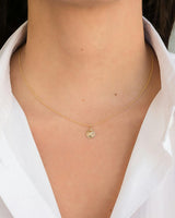 14k Gold Sun Pendant