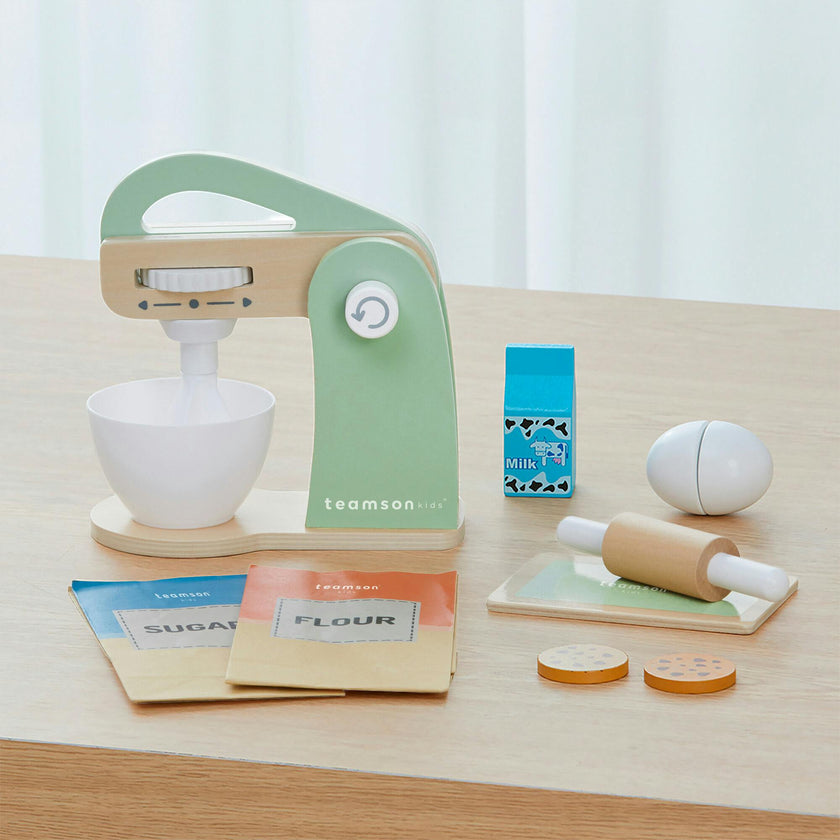 Little Chef Frankfurt Wooden Mixer Play Kitchen Accessories