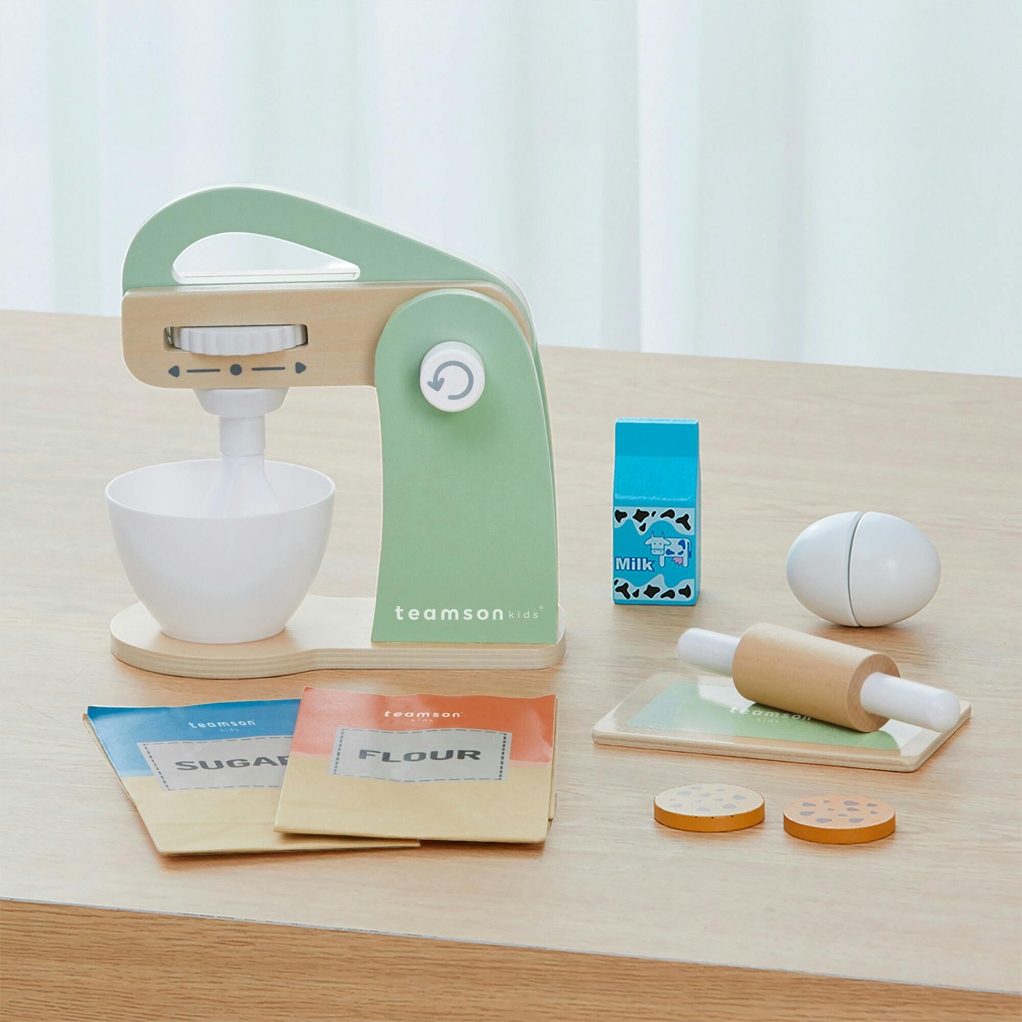 Little Chef Frankfurt Wooden Mixer Play Kitchen Accessories