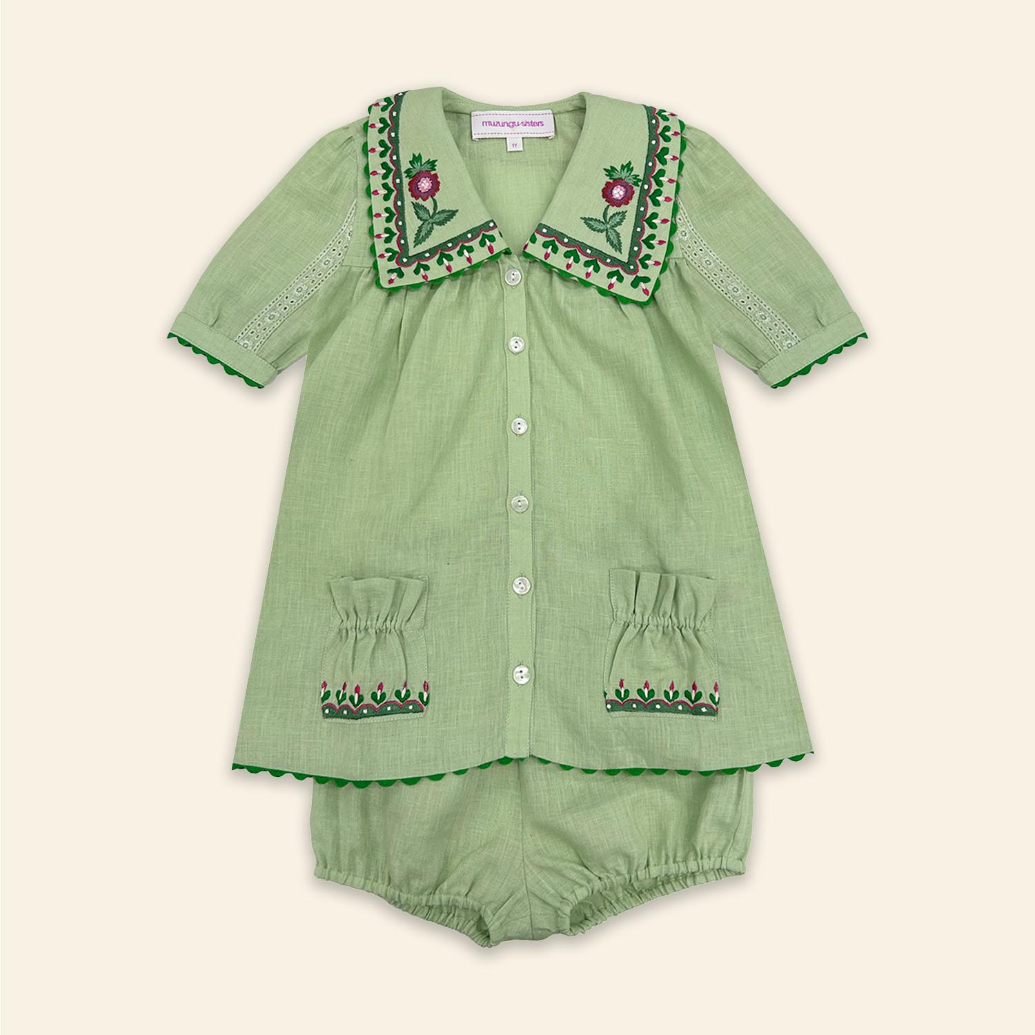 Kids Didi Dress Jade