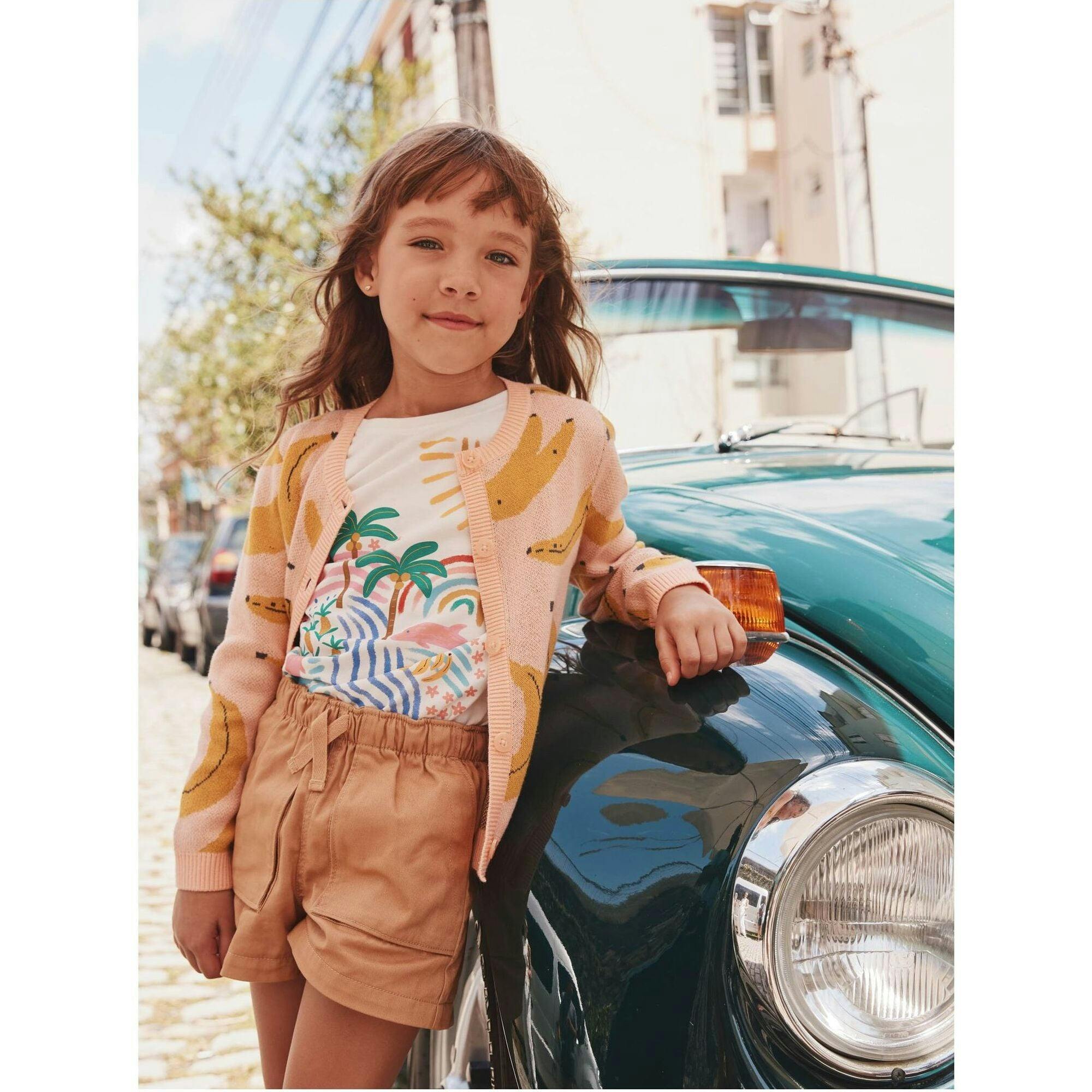 Brazil Beach Graphic Tee, White