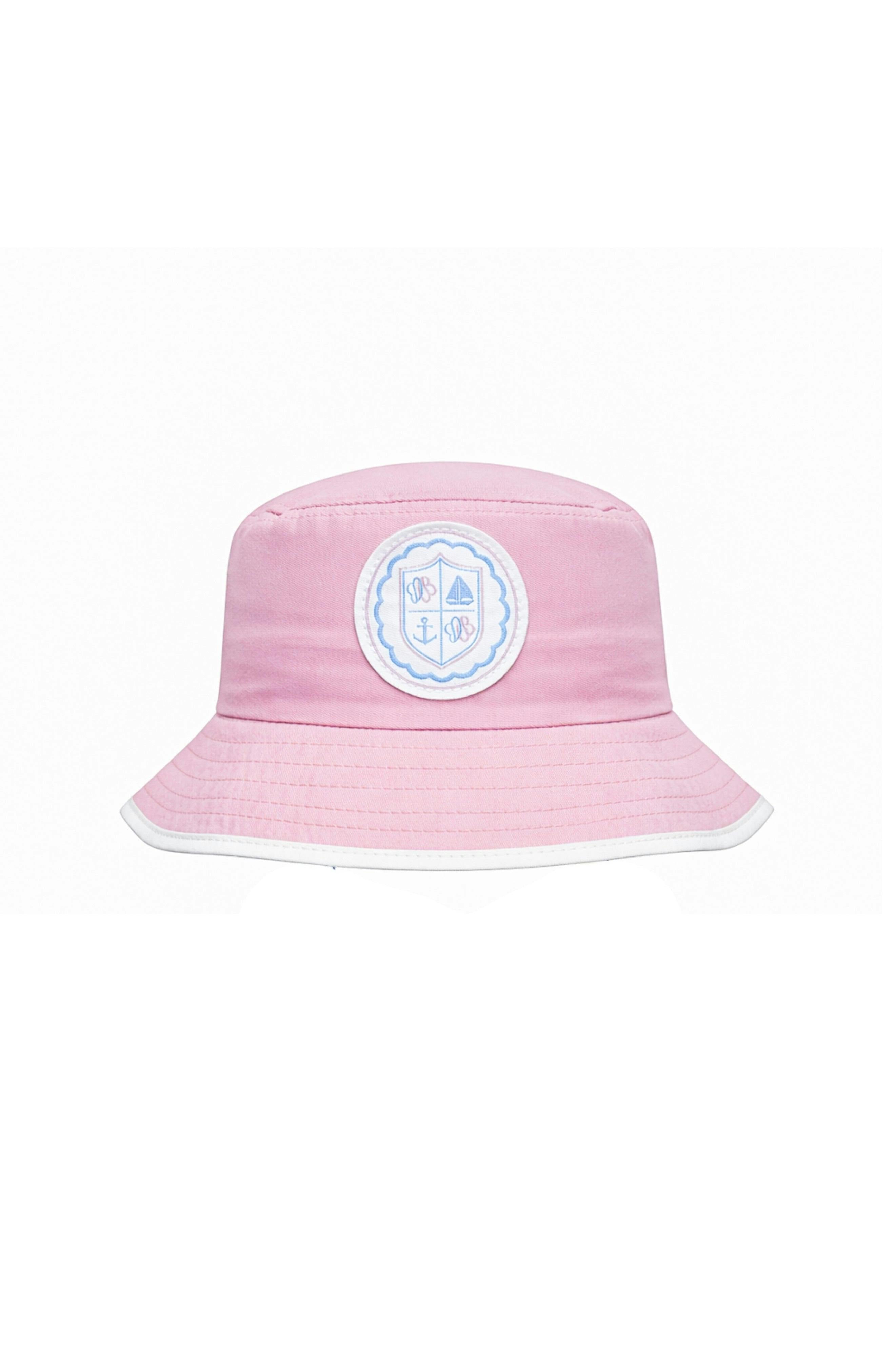 Coastal Crest Bucket Hat, Pink