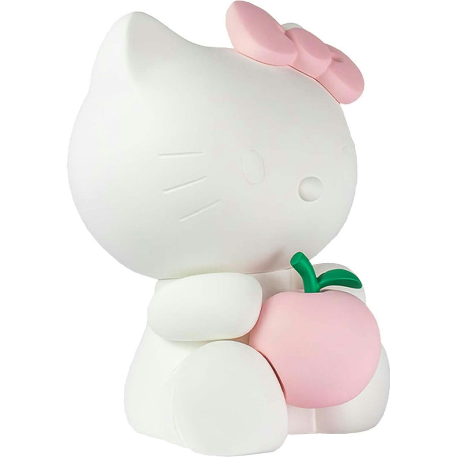 Hello Kitty APPLE Matt White with Pastel Pink Apple 10in