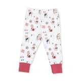 Winter Sports Dogs Pink - Long Sleeve Loungewear Set