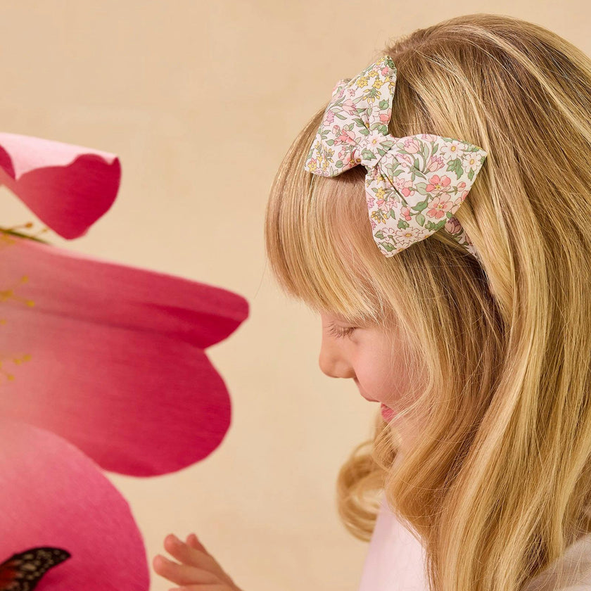 Big Bow Alice Band in Pink Nazanin