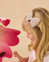 Big Bow Alice Band in Pink Nazanin