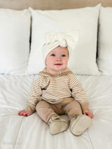 Madison Hooded Pullover Mist Stripe
