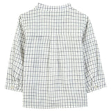 TARTINE ET CHOCOLAT Navy Checked Baby Shirt