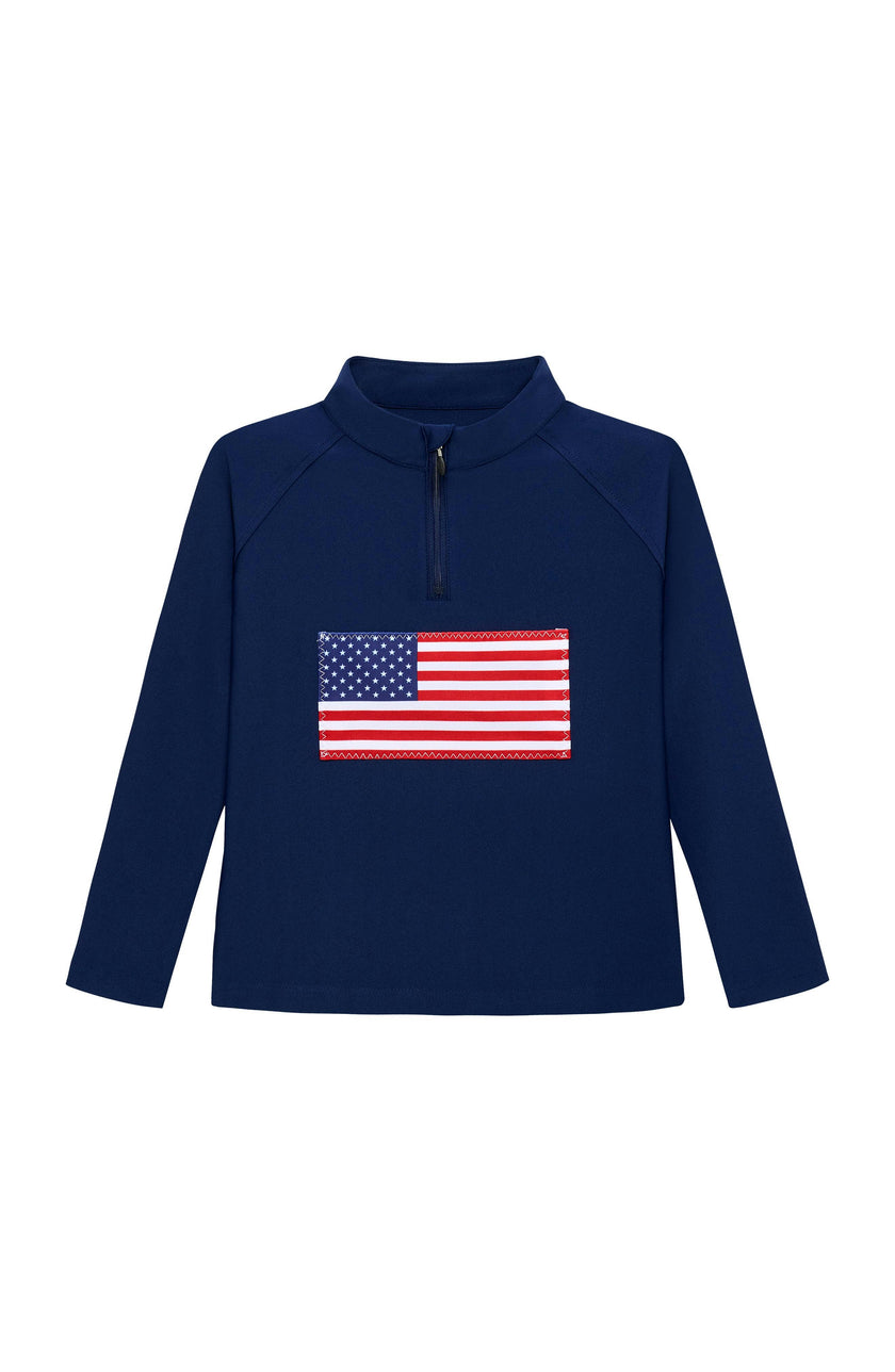 old glory half-zip