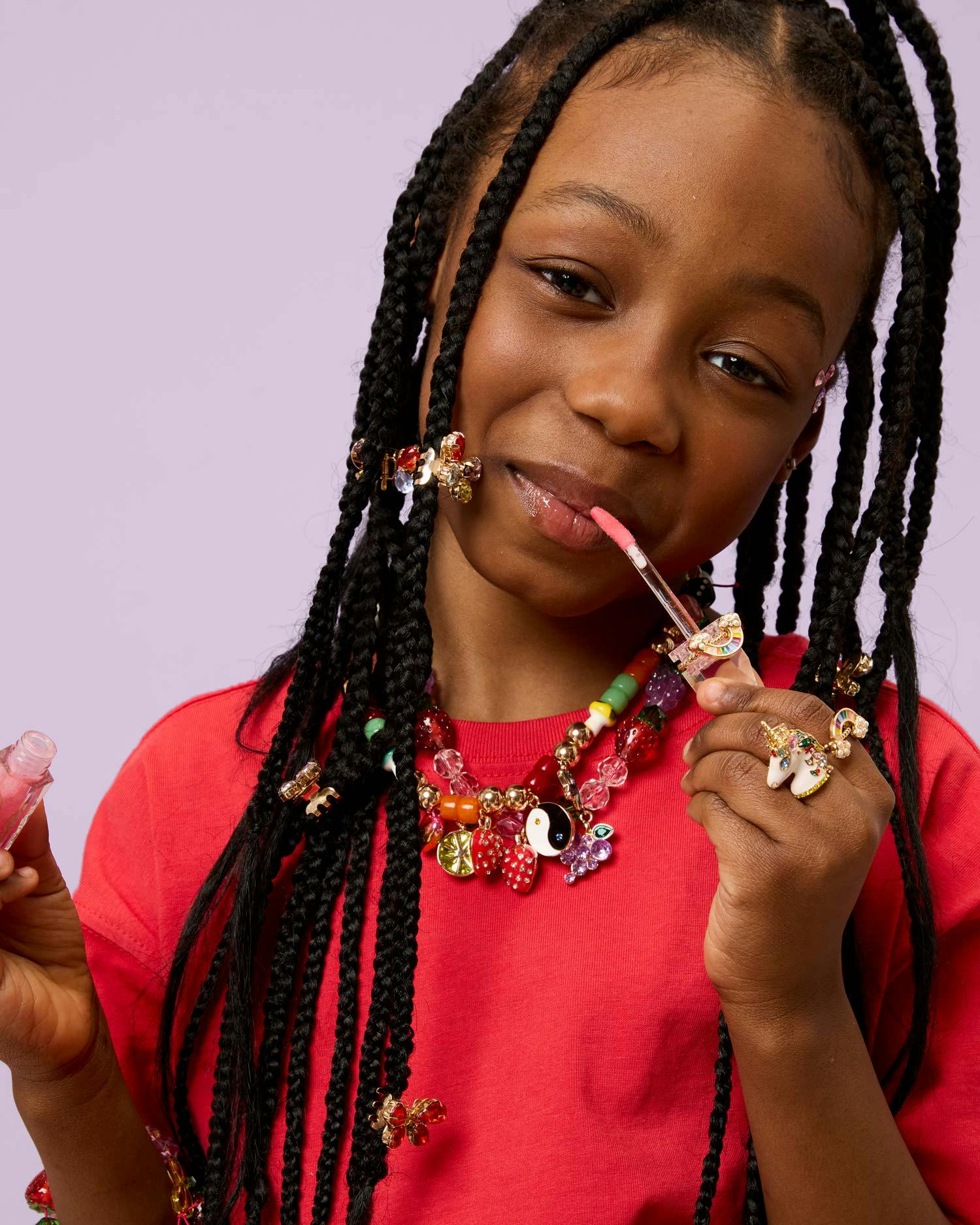 Gloss It Rainbow Lip Gloss Ring Set