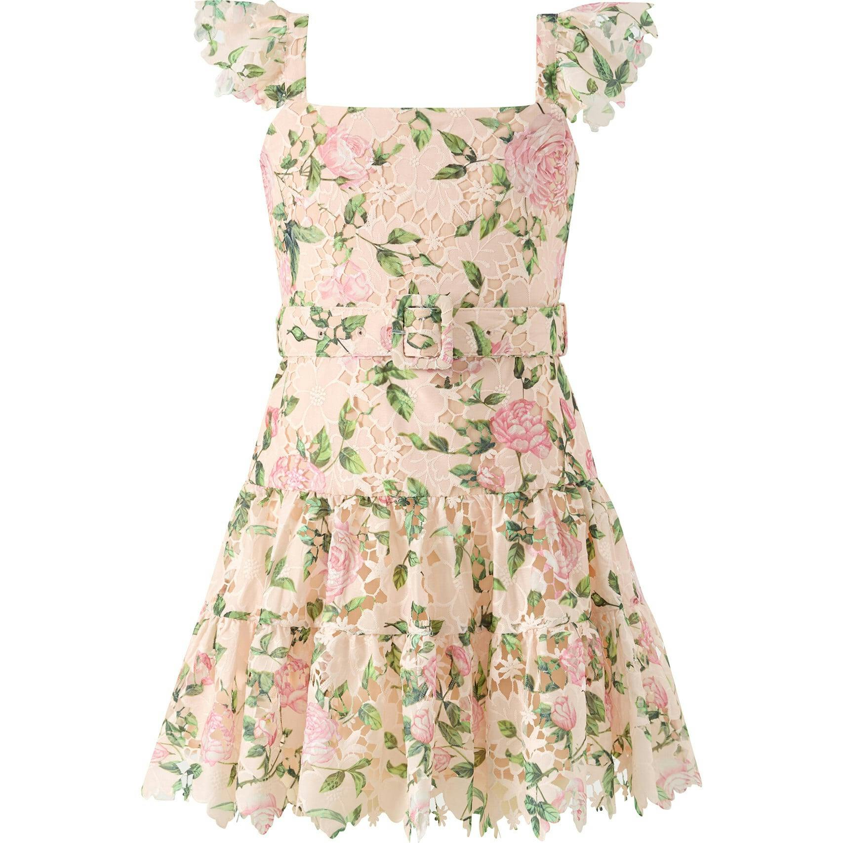 Leonora Embroidered Mini Dress