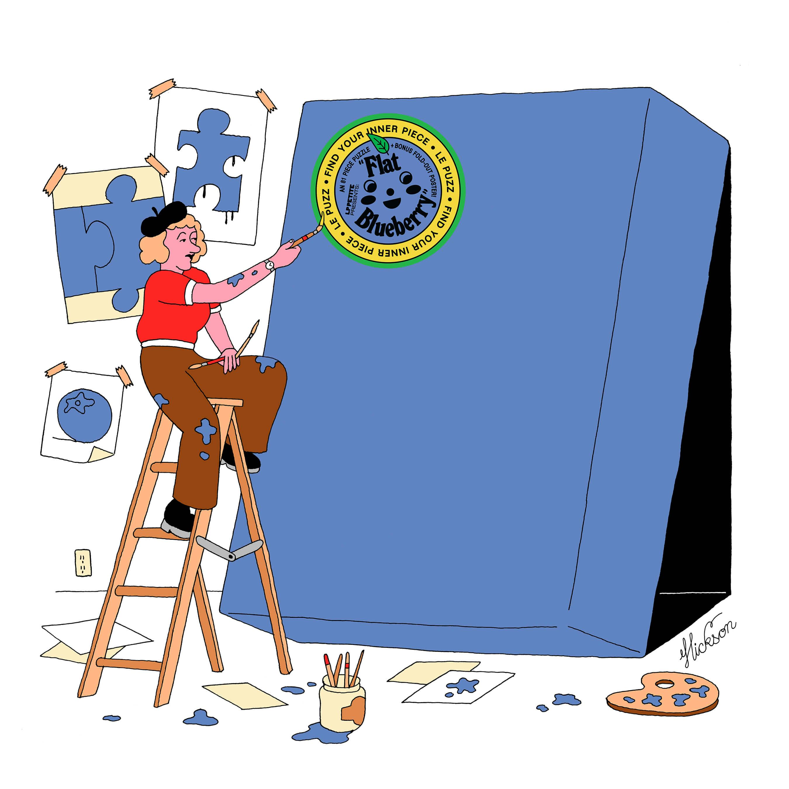 Flat Blueberry Puzzle