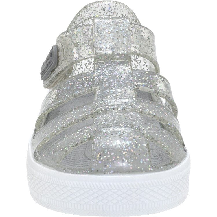 Elite Glitz Jelly Shoes in Silver