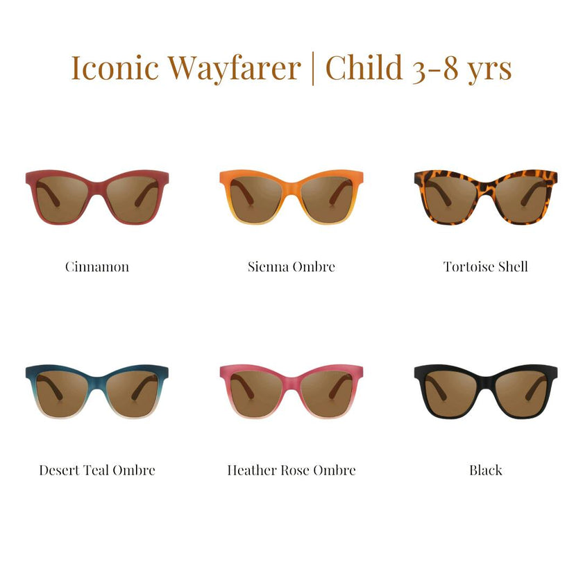 Iconic Wayfarer Ombre | Polarized Sunglasses | Child | 3-8 Y