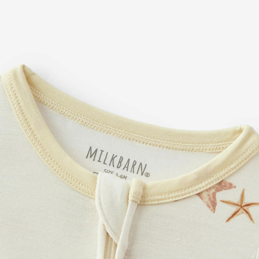 Starfish Dreams Luxe Stretch Zipper Pajama