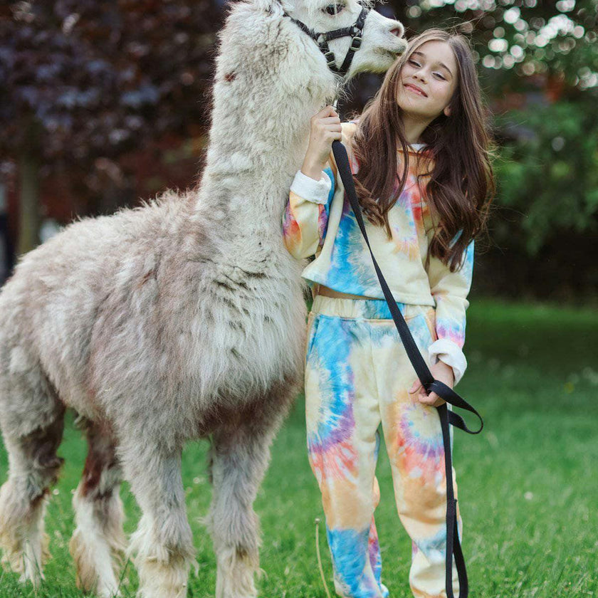 Be Happy Tie Dye Jogger Set